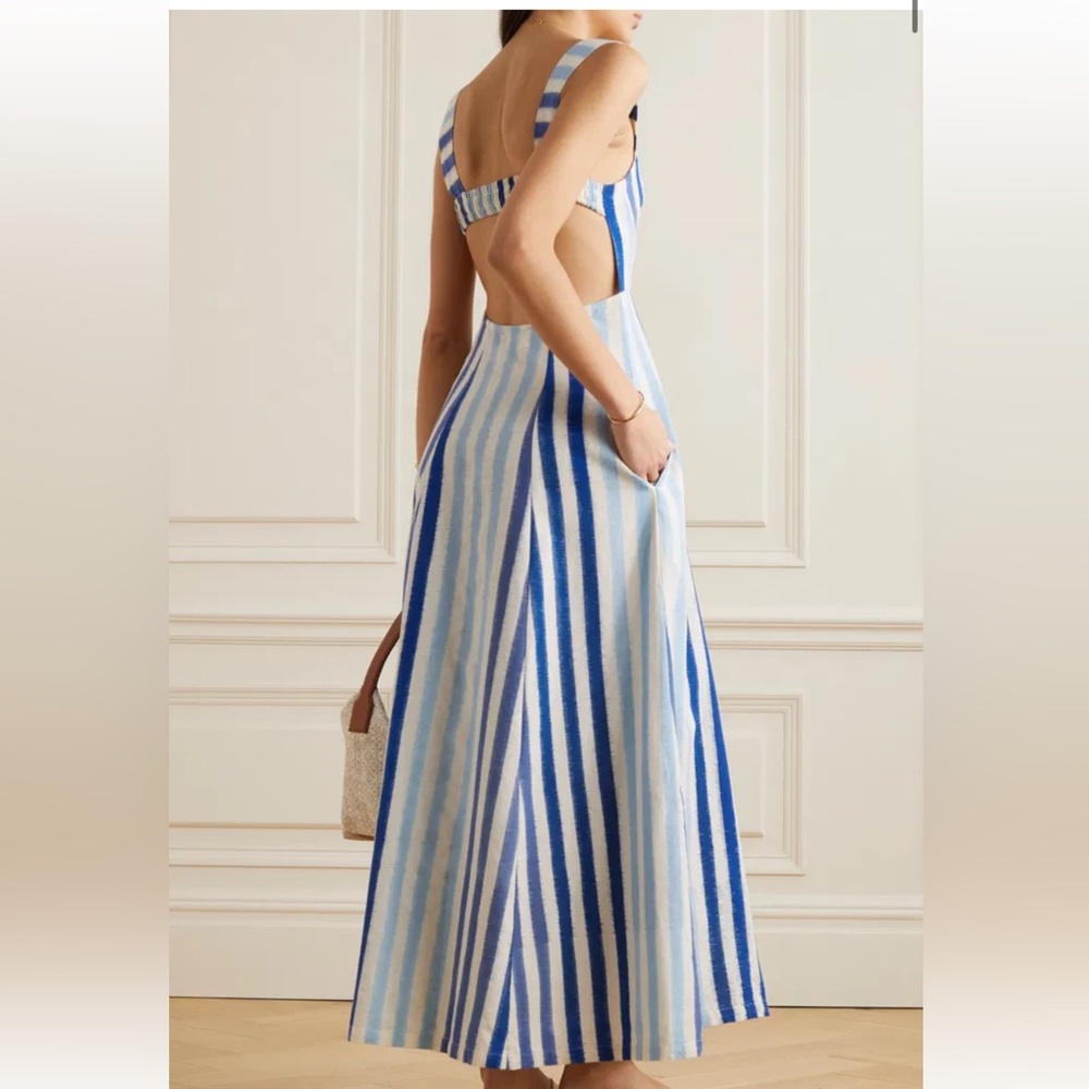 ❤️ Azzurra Cutout Striped Maxi Dress - Picture 5 of 6